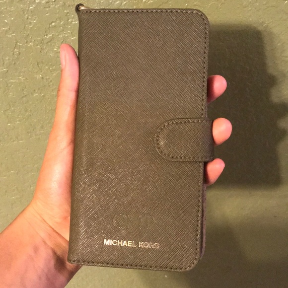 Michael Kors Other - MK Saffiano Leather Folio Case iPhone 6+,7+,8+